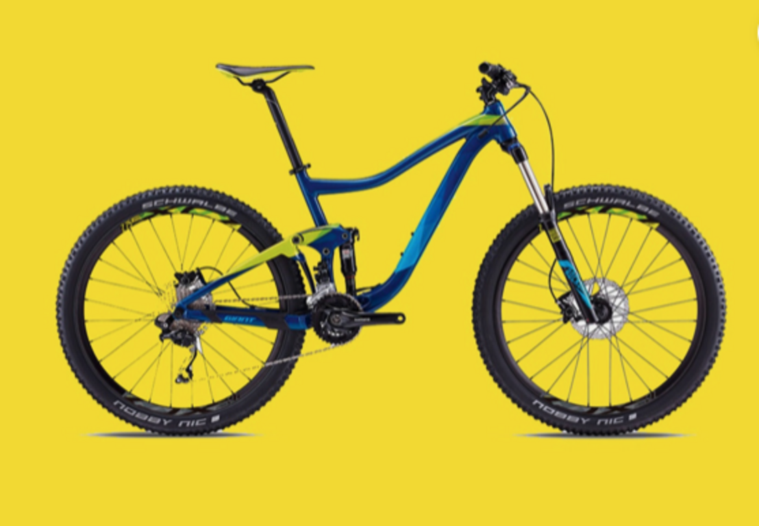 giant trance 3 2017 full suspension mountain bike blue